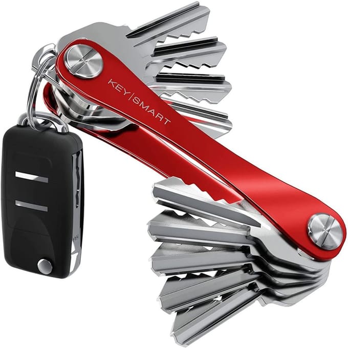 KeySmart 2.0 Extended - Red (2-8 sleutels)