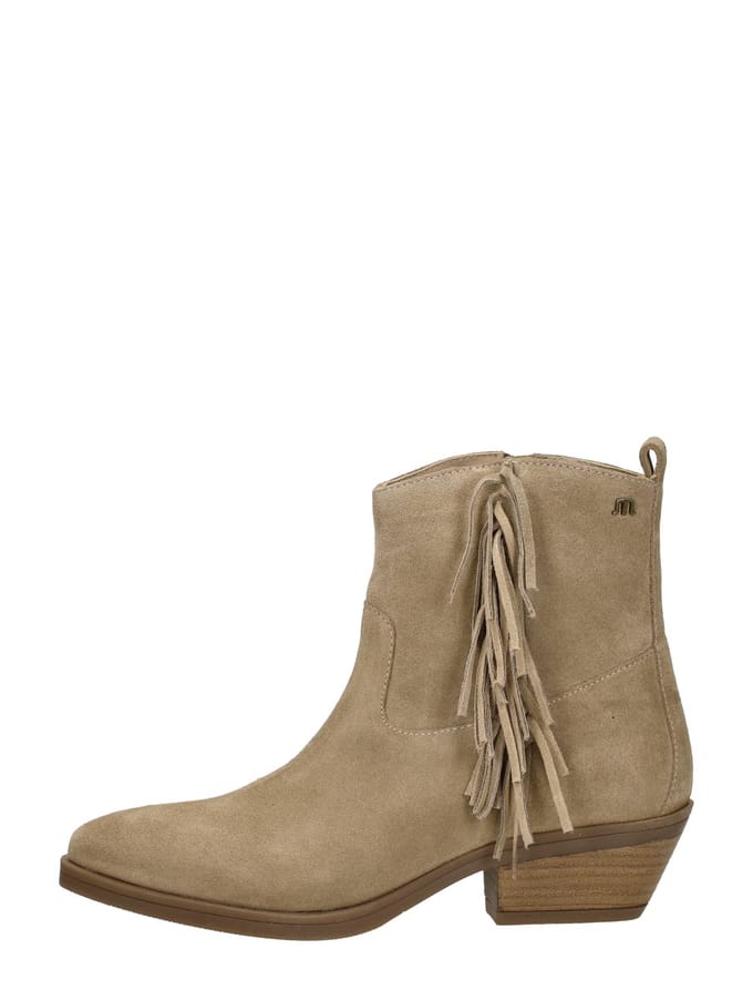 Maruti Tonny Enkellaarsjes Hak - Beige - Maat 38