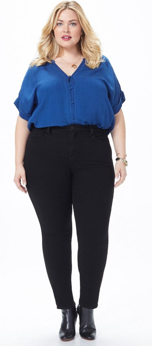 Ami Skinny Jeans Zwart Premium Denim (Plus)