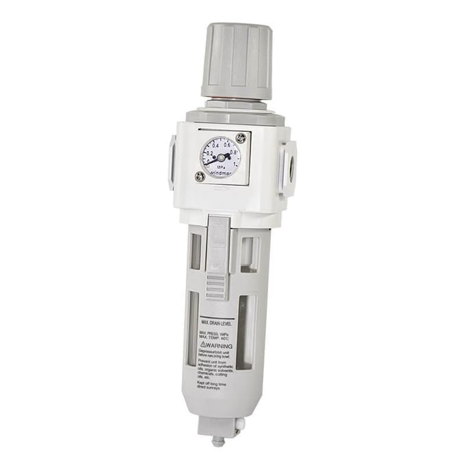 1200 l/m G1/4'' Filter-Regelaar 0.5-8.5bar Automatische afvoer - MAFR302