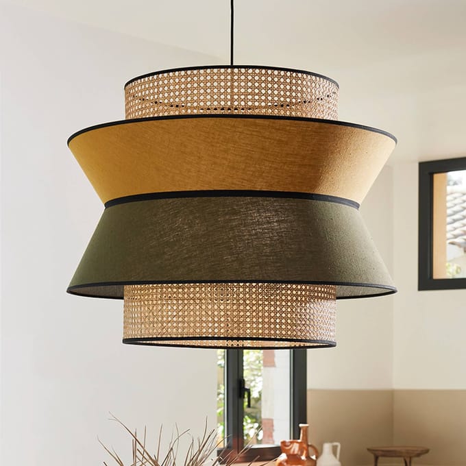 MARKET SET Singapore XXL hanglamp kaki/curry