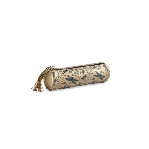 Midnight gold etui rond, formaat 21 cm., kleur goud
