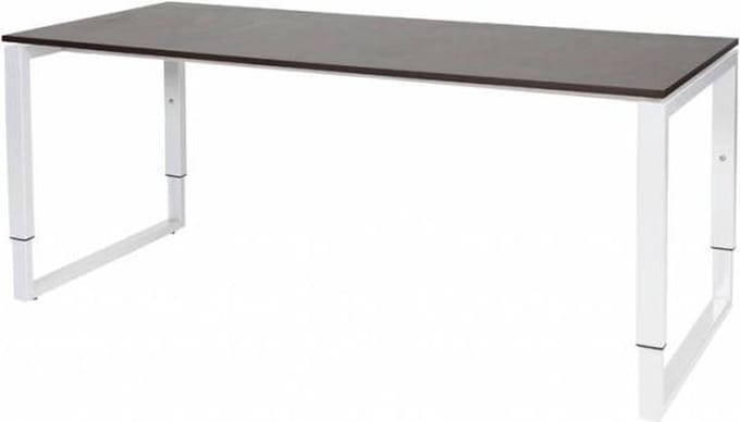 Verstelbaar Bureau - Domino Plus 180x80 logan - wit frame