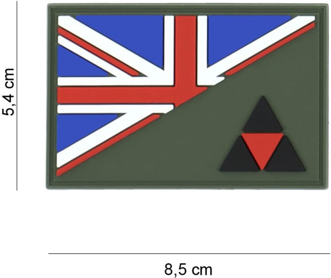 Embleem 3D PVC 3rd Infantry halve vlag
