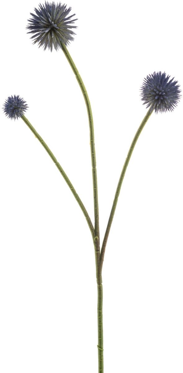 Emerald - Kunstbloem Kogeldistel 70cm blauw - Kunstplant voor binnen