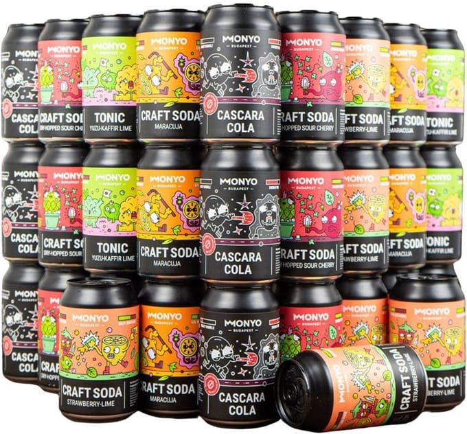 Monyo Craft Soda Mix – 24x 33cl – Frisdrank glutenvrij, ambachtelijk & uniek