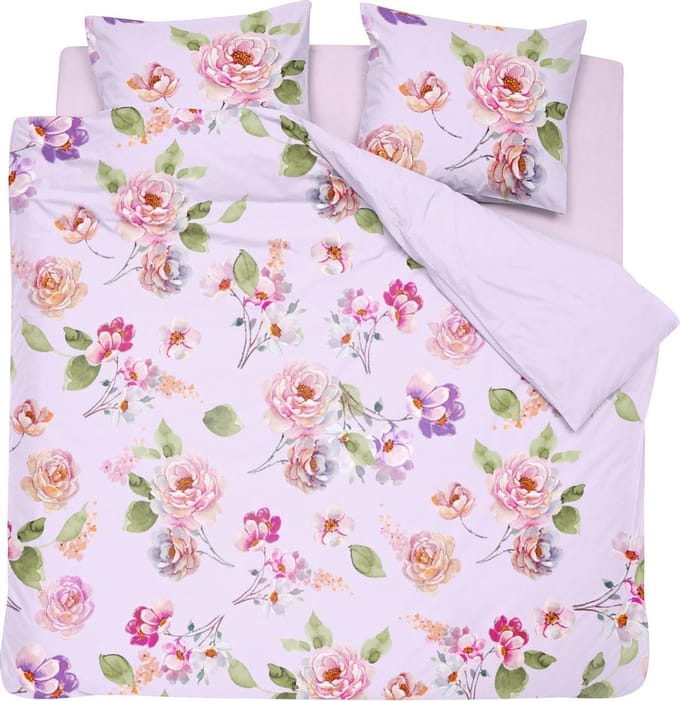 Cinderella Vivienne - Dekbedovertrek - Satijn - 240x200/220 cm - Lilac
