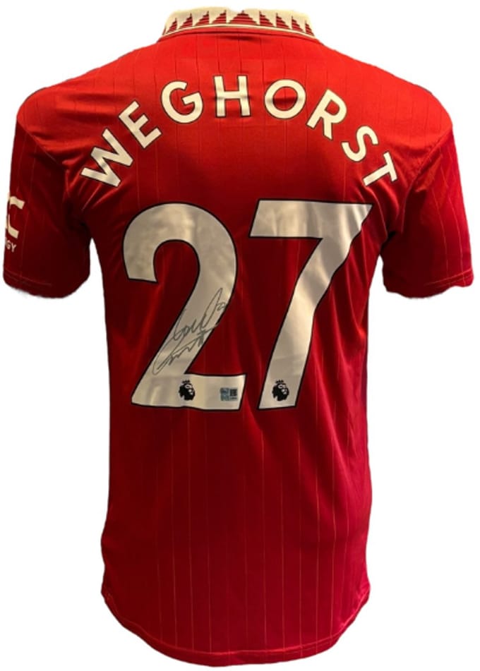 Wout Weghorst Manchester United 22/23 thuis shirt