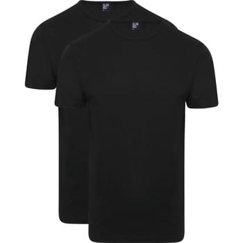 Alan Red Derby O-Hals T-Shirt Black (2Pack) - Maat XXL - Heren - Basic T-shirt