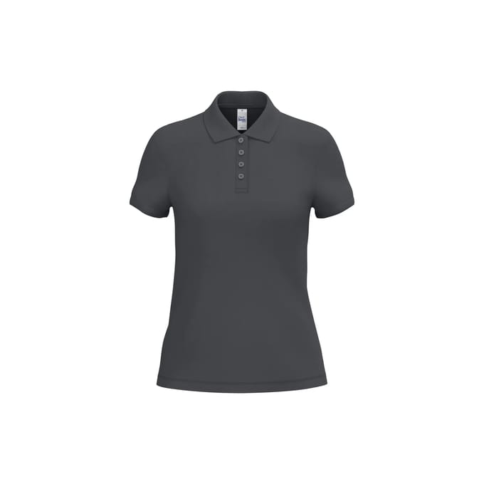Biologisch pique polo voor dames iDeal Basic Brand