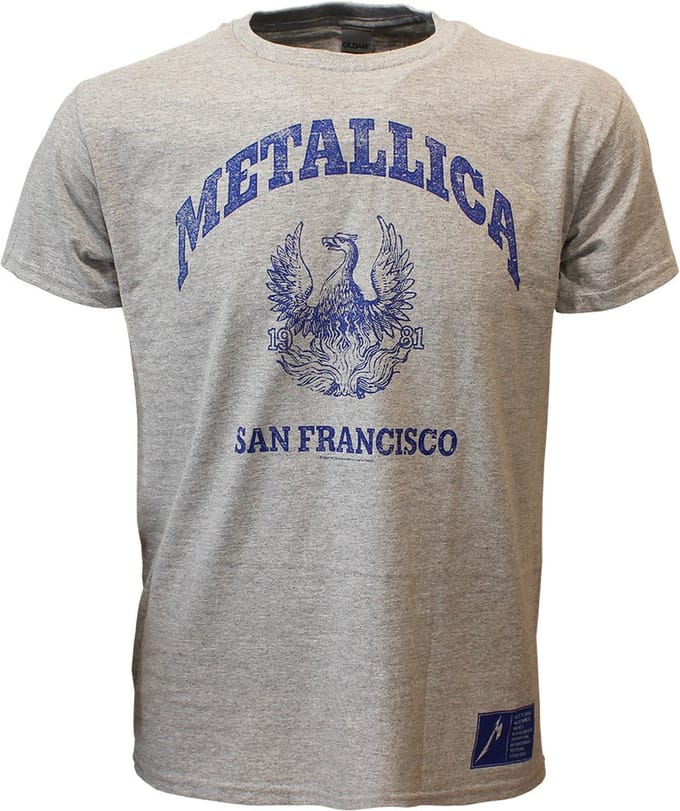 Metallica San Francisco College T-Shirt - Officiële Merchandise - S