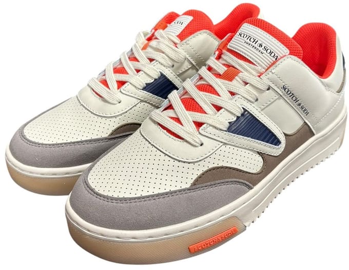 Scotch & Soda New Cup - Grey Blue - Maat 42 - Sneaker - Heren