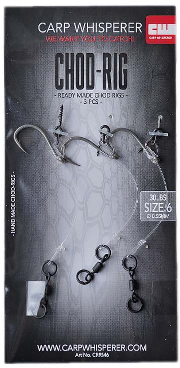 Carp Whisperer - Chod rig - Haak maat: 6 - 3 stuks