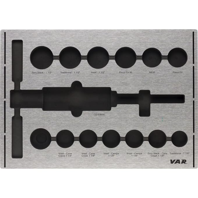 Mousse opberg voor gereedschap CD 03600 voorgestanst Var
