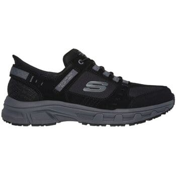 Skechers OAK CANYON - CONSISTENT WINNE Heren Wandelschoenen - Zwart / Charcoal