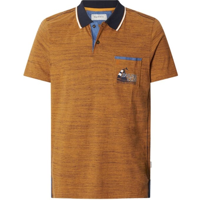 Babista herren Poloshirt - 60/62 - oranje - Plus Size