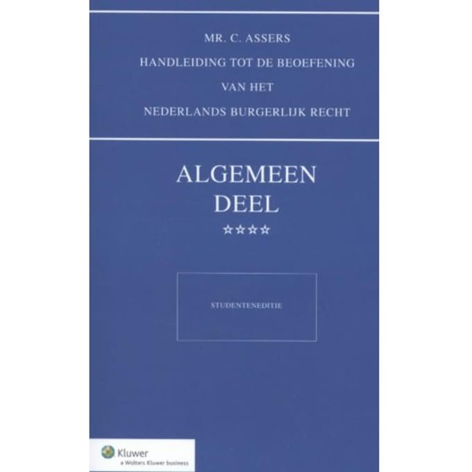 Asser Algemeen Deel **** - Studenteneditie