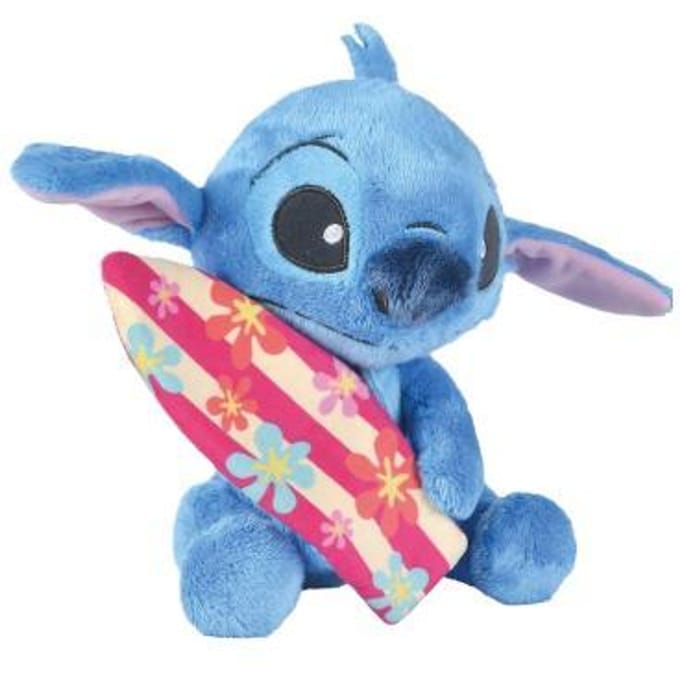 Disney - Lilo & Stitch - Stitch met surfplank - 35cm - Knuffel - Pluche