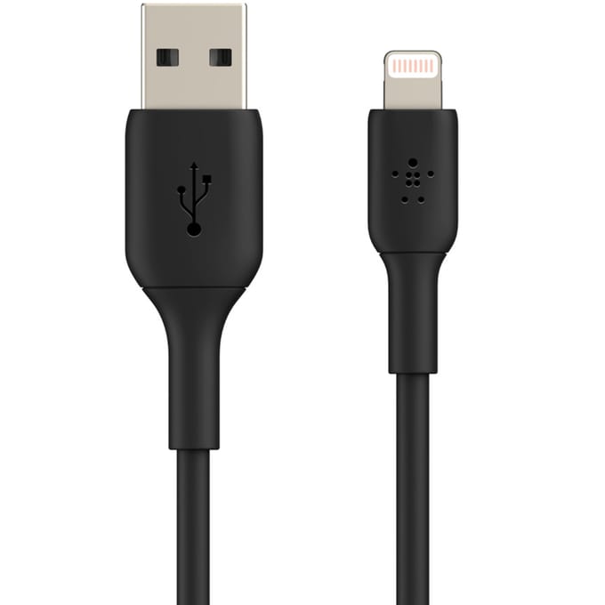 Belkin BOOST↑CHARGE - USB-A naar Lightning Kabel - 1 Meter - 12W - Zwart