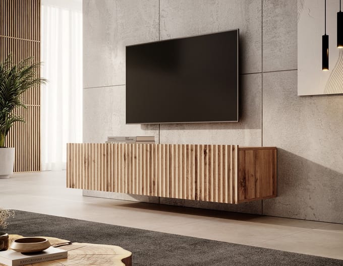Meubella - TV-Meubel Pepinos - Eiken - 150 cm