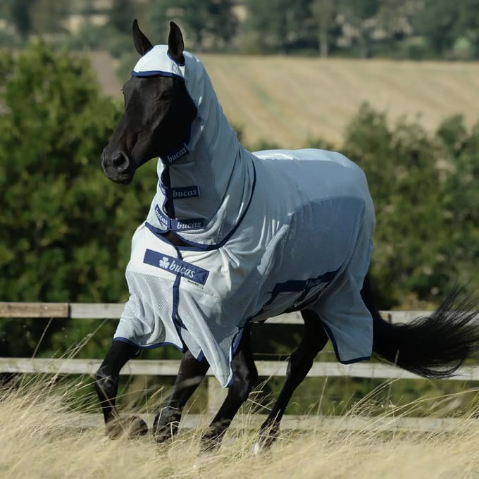 Bucas Eczeemdeken Bucas Sweet Itch X Light Zilver - 155/208