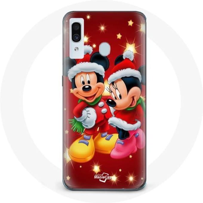 Coque - Maniacase - Samsung Galaxy A20e - Mickey Mouse - Souple - Protection et décoration noir