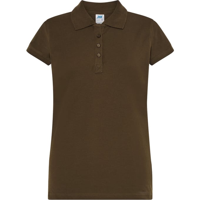 JHK Dames/Dames Regular Poloshirt (Khaki)