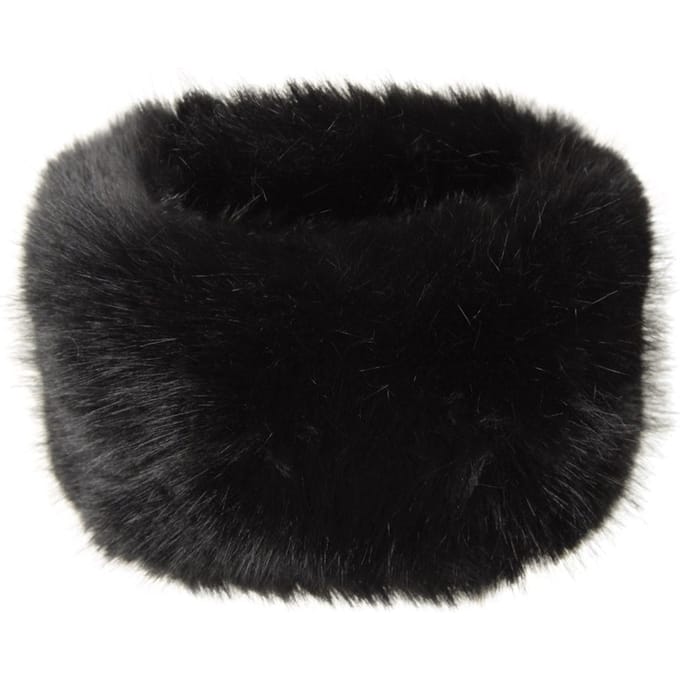 Mountain Warehouse Dames/Dames thermische hoofdband van imitatiebont (Zwart)