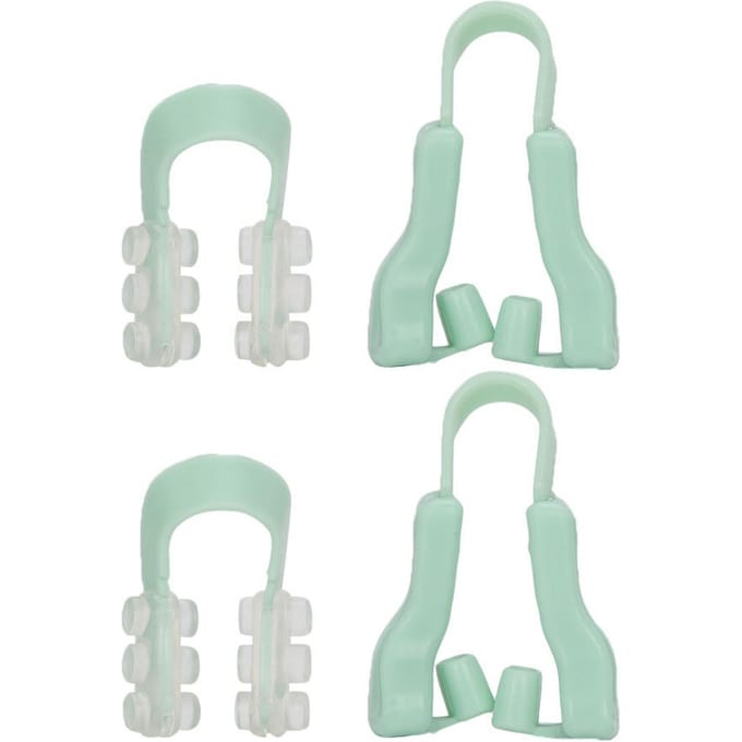 Siliconen neusliftclip, draagbare neusbrug-vormerclip, groen white