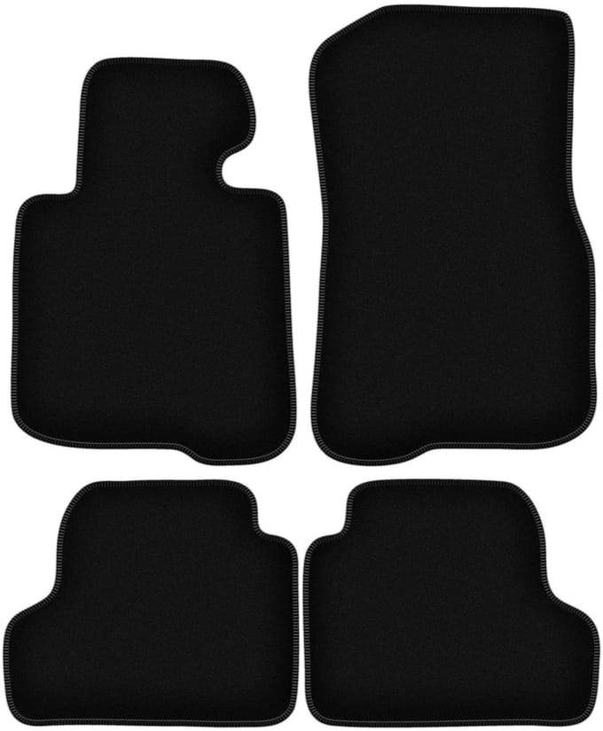 BASIC zwarte veloursmatten voor: BMW 4 F32 Gran Coupé (2013-)