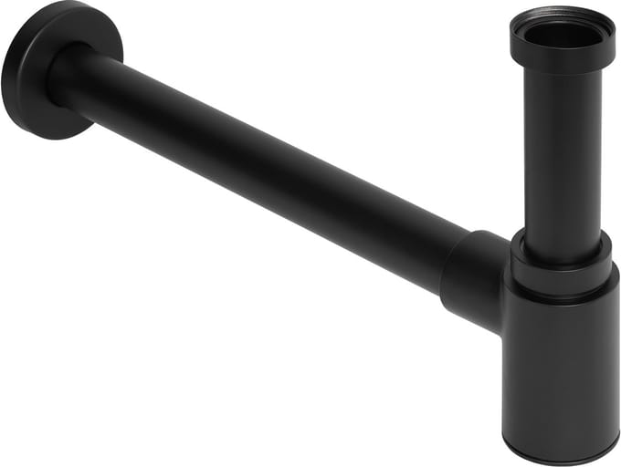 Sanivesk design bekersifon - 5/4" x 32 mm - mat zwart
