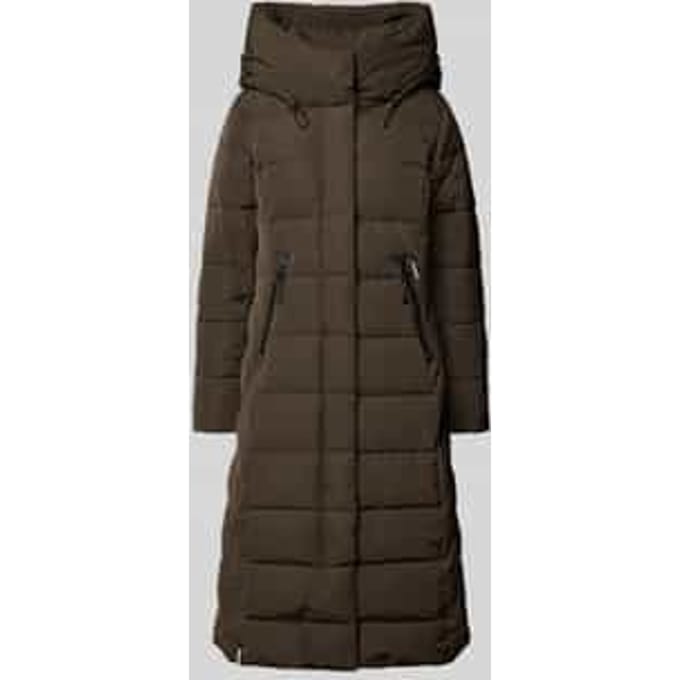 Lange jas met capuchon, model 'Sensy'