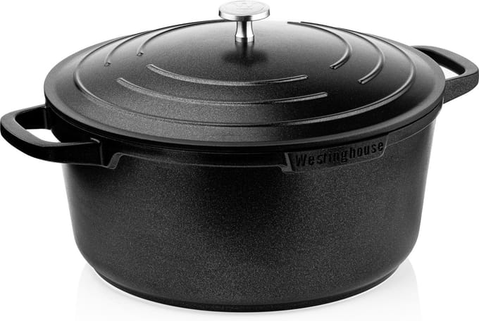 Westinghouse Performance Braadpan – Ø24 cm – Inductie – Inclusief Deksel – Zwart