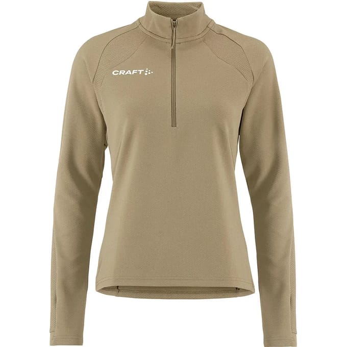 Craft dames-shirt met halve rits en lange mouwen Extend 2.0 Half Zip W C17403