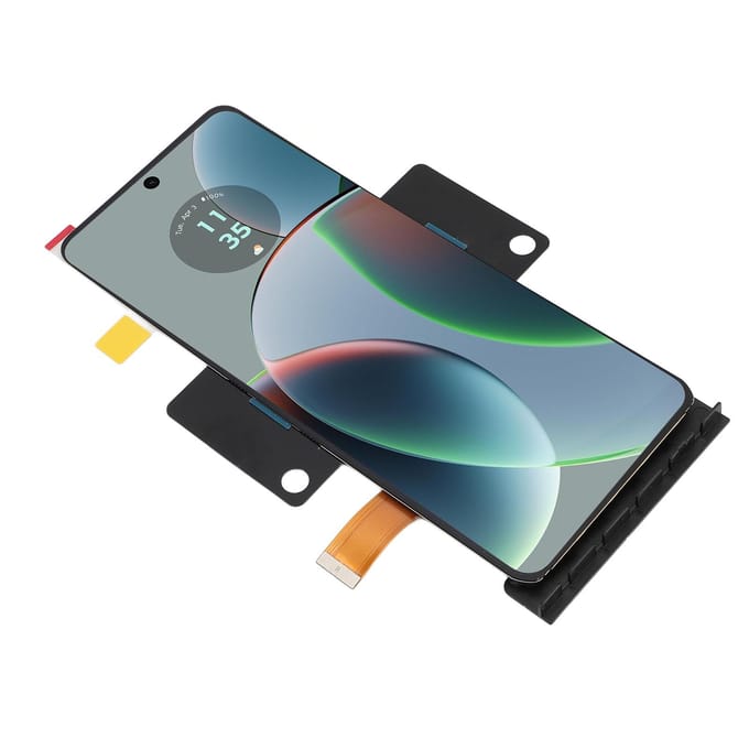LCD Scherm Assemblage met Reparatieset LCD Display Vervanging Digitizer Kit voor Razr 40 Razr 40 Ultra black