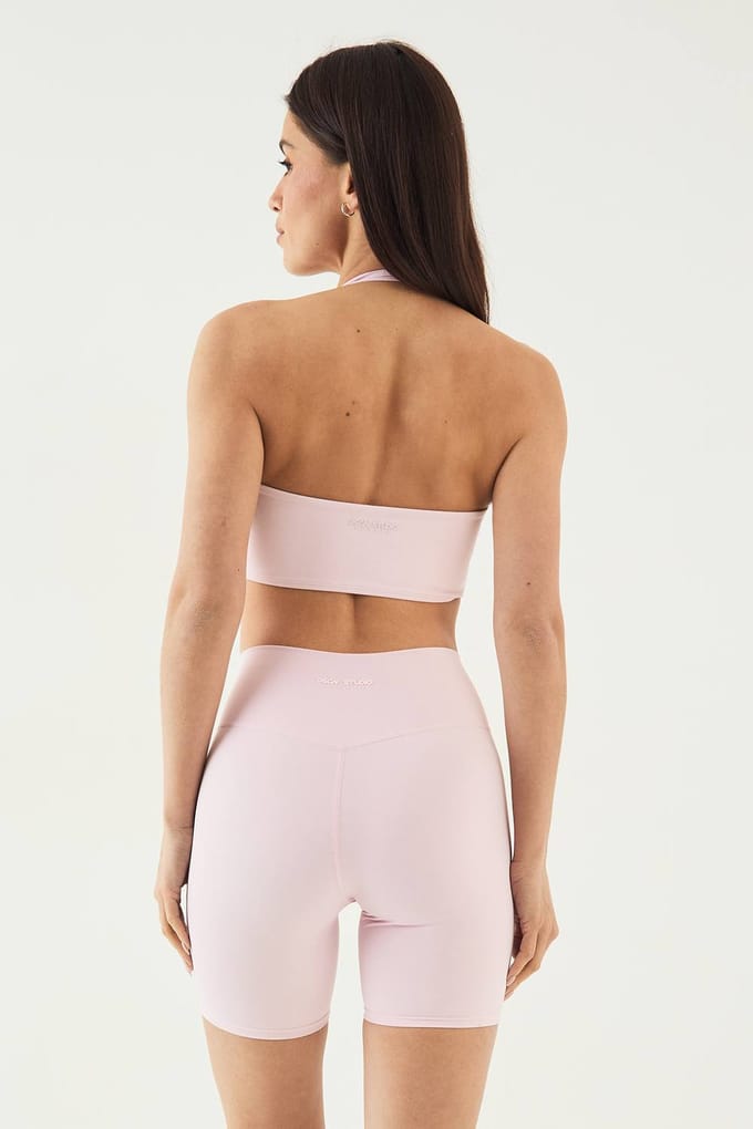 Dames Dsgn Studio Ultra Sculpt Wikkel Taille Fietsshort | Pink | Maat: XS