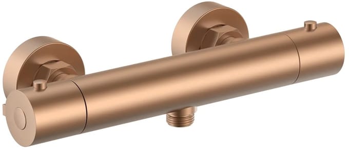 DutchLine Thermostatische Douchekraan Geborsteld Brons