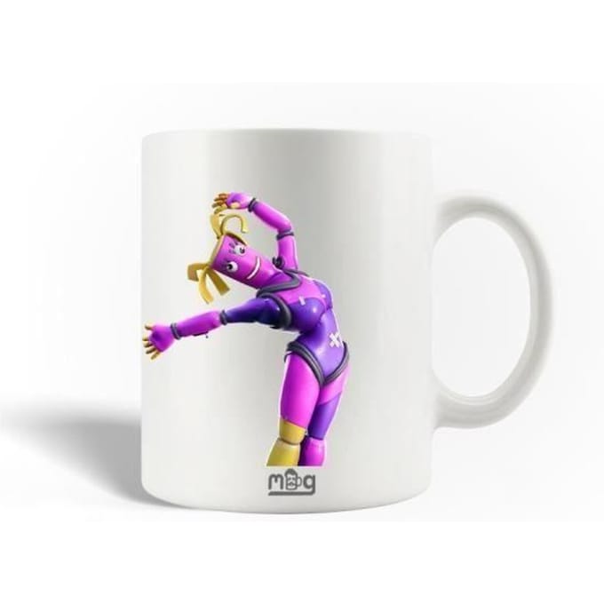 Keramische Mok - Fortnite - Twistie - 30cl - Wit - Vaatwasmachinebestendig