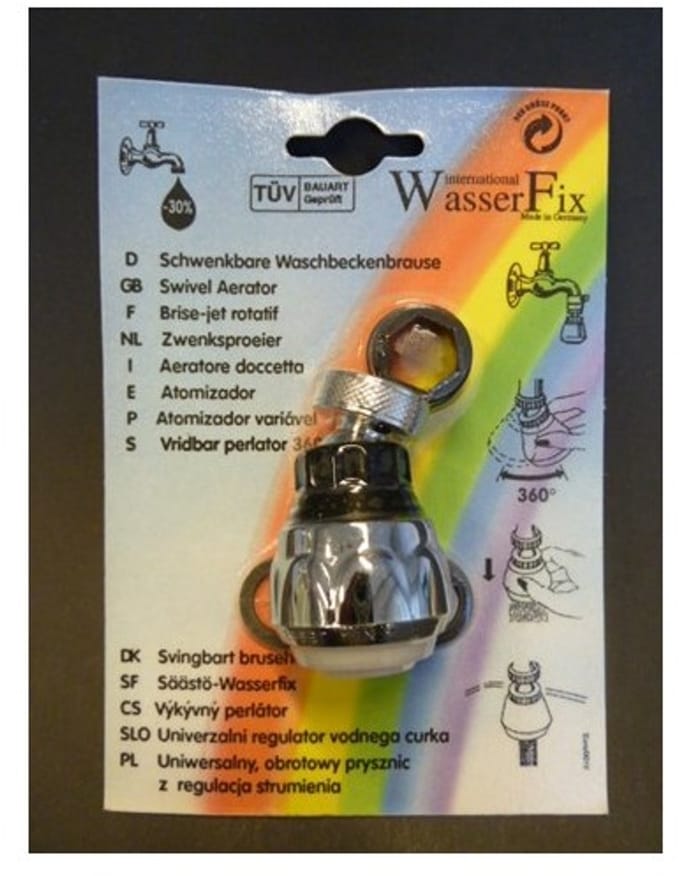 Waterbespaarder Wasserfix zwenkbaar