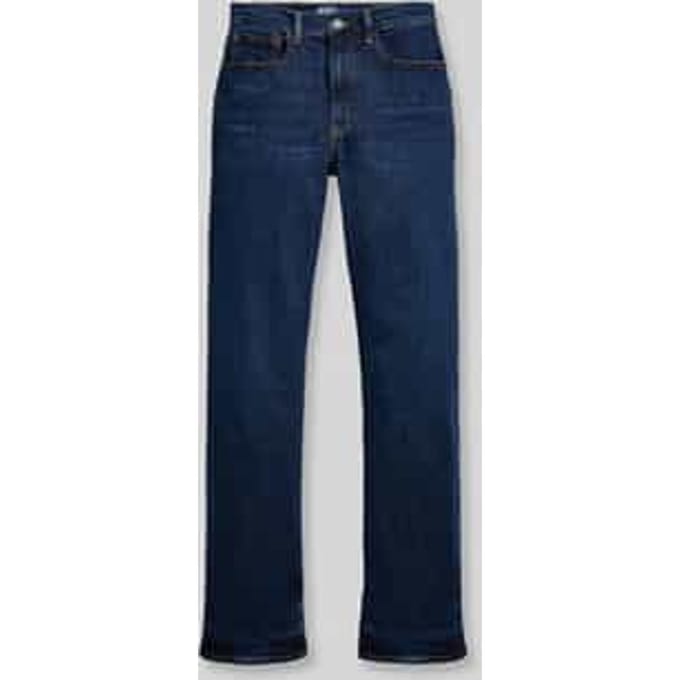 straight fit jeans van katoenmix in 5-pocketmodel