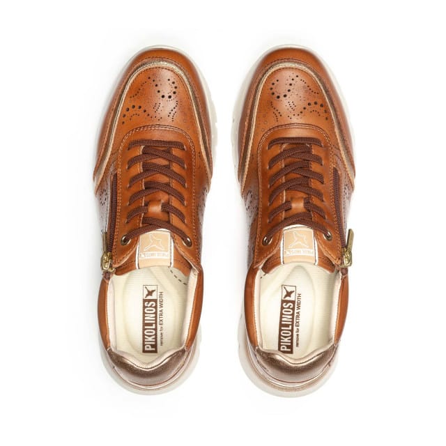 Pikolinos Cantabria - dames sneaker - Bruin - maat 35 (EU) 2 (UK)
