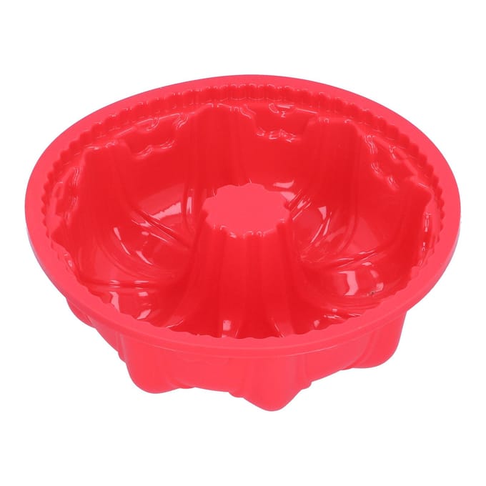 Moule à gâteau 3D en forme de grande citrouille Moule à savon en silicone DIY pour boulangerie red