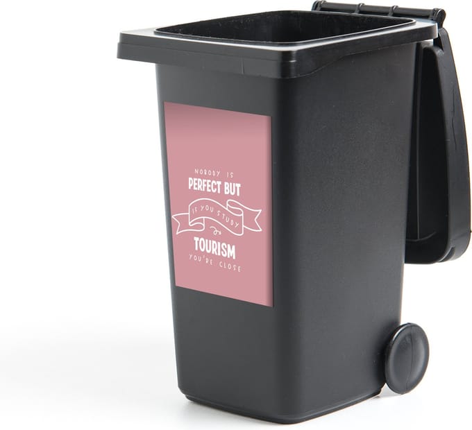 Container sticker Studie - Quotes - Toerisme - 40x60 cm - Kliko sticker