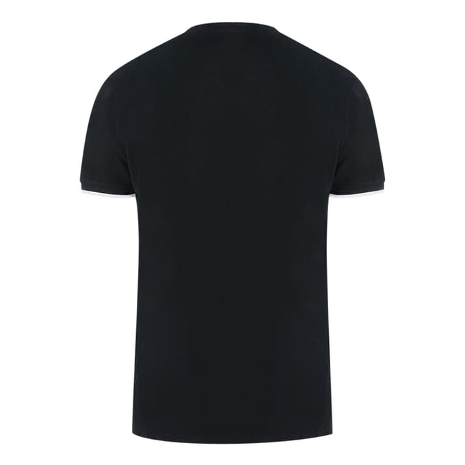 Kenzo Branded Pocket Logo Zwart T-shirt