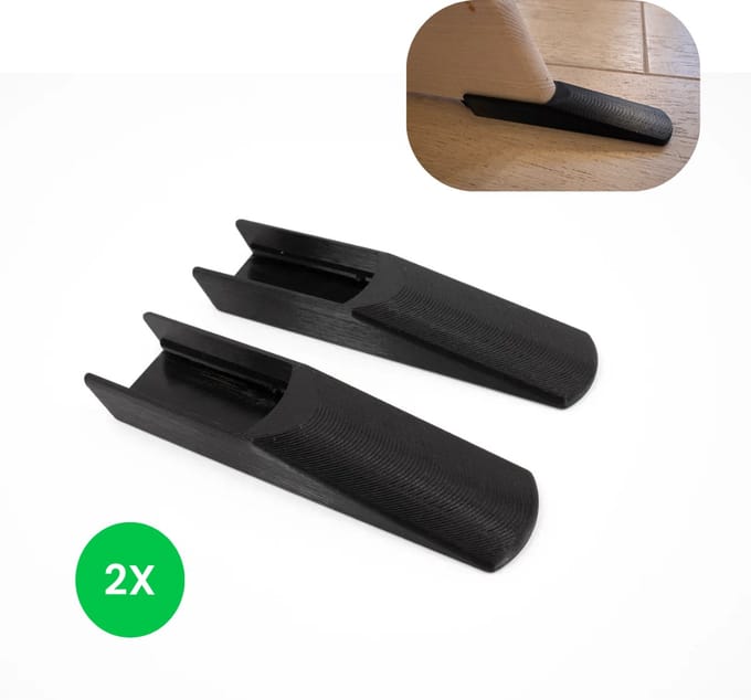 Extended glider voor de tripp trapp kinderstoel - Zwart - Geschikt voor modellen van vóór 2013