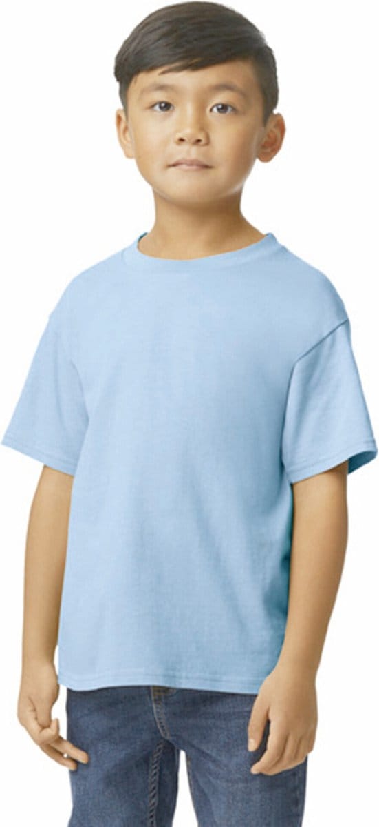 Gildan - Softstyle® Midweight Youth T-Shirt - Light Blue - M (116/134)