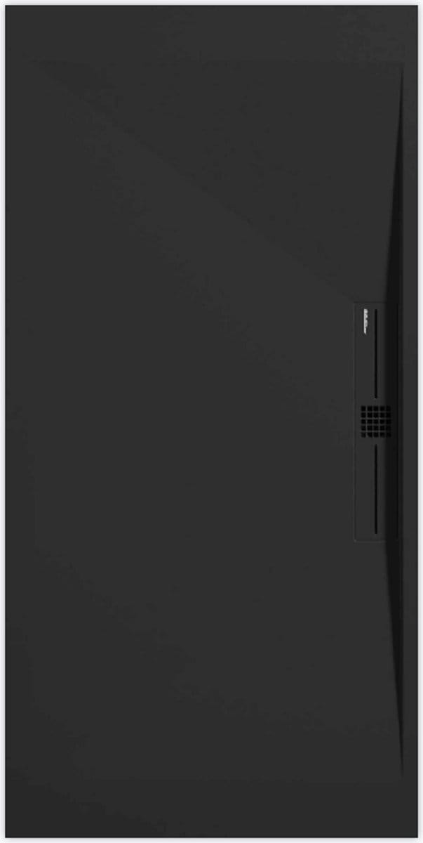 Sanifun douchebak Stone Side Black Smooth 1300 x 900 P