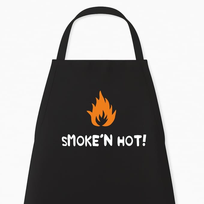 Keukenschort "Smoke’n Hot!" | Grappig Cadeau | Kookschort