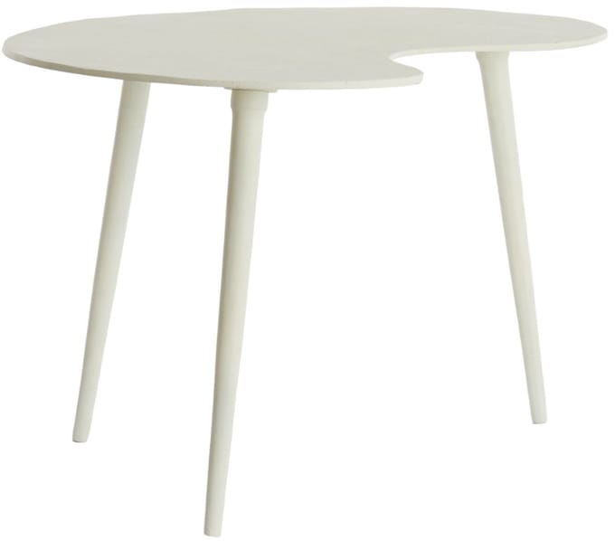 Light & Living Bijzettafel Linos - Wit - 67x49x41cm - Modern