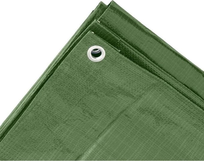 Benson Afdekzeil - 2x - groen - polypropyleen - 2x3 m - grondzeil - dekkleed